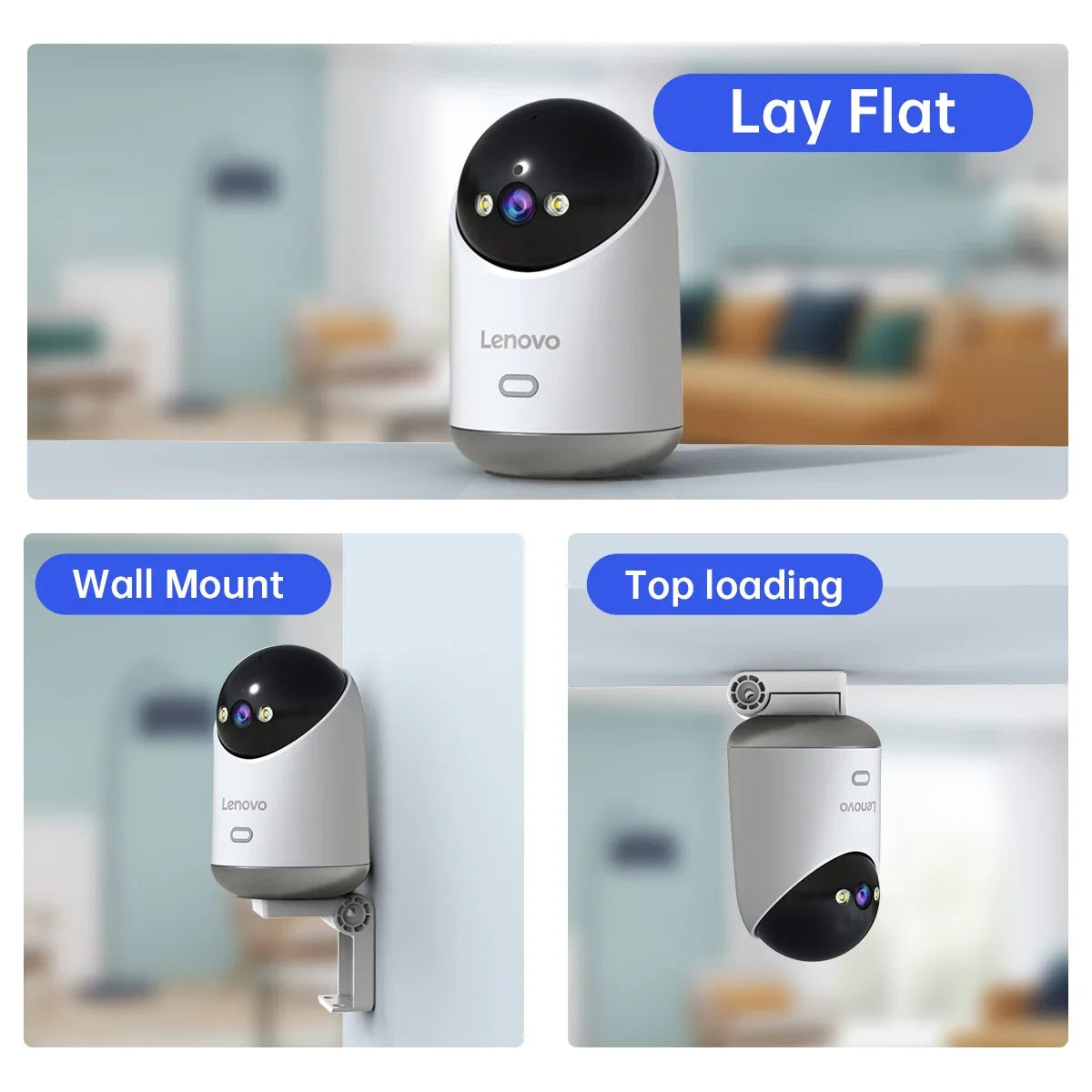 Caméra De Sécurité Intelligente WiFi 5MP Avec Vision Nocturne